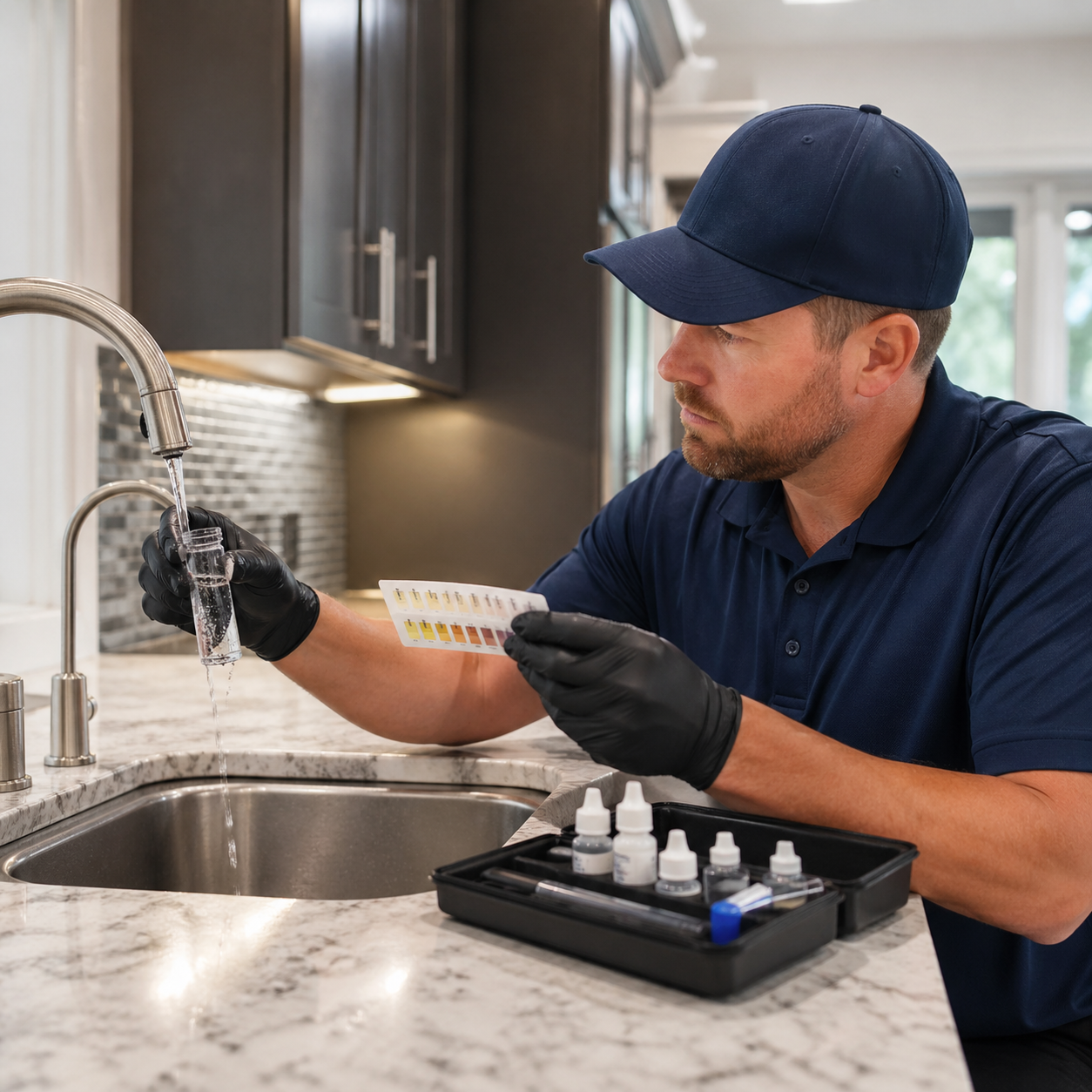 Free in-home water analysis